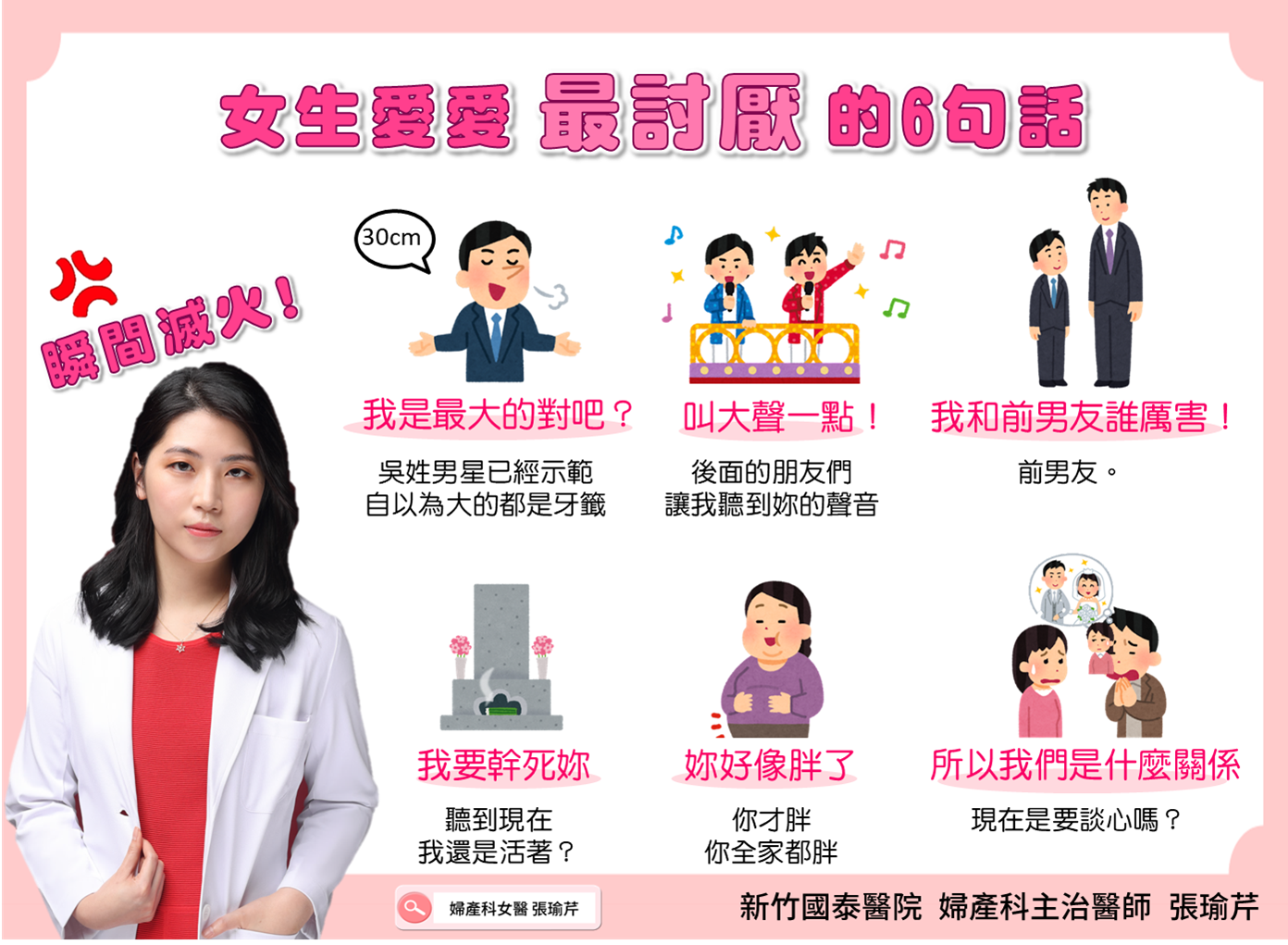 圖/翻攝自 美麗而剽悍 婦產科女醫 新竹東區 張瑜芹醫師 臉書
